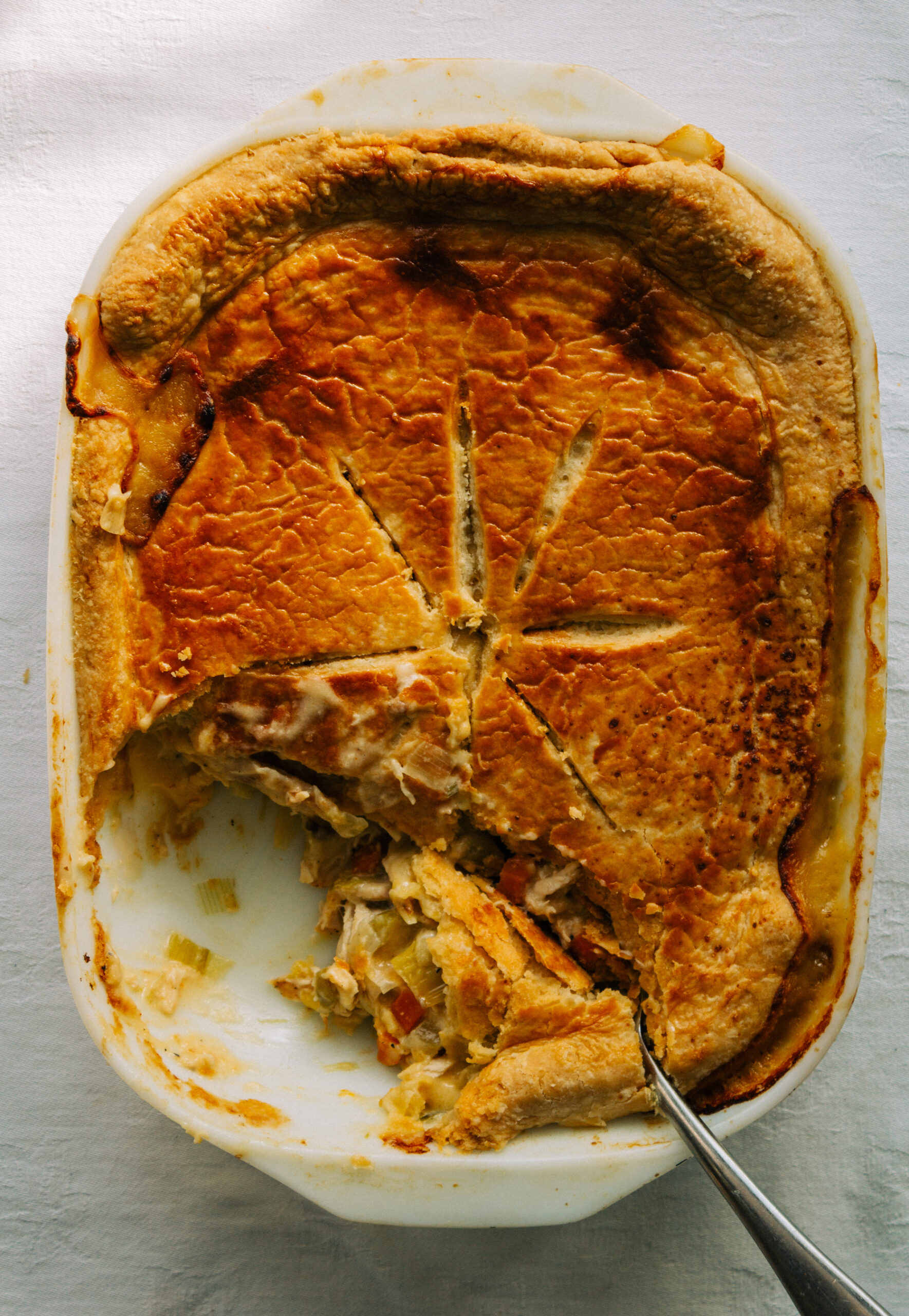 picture of chicken pot pie